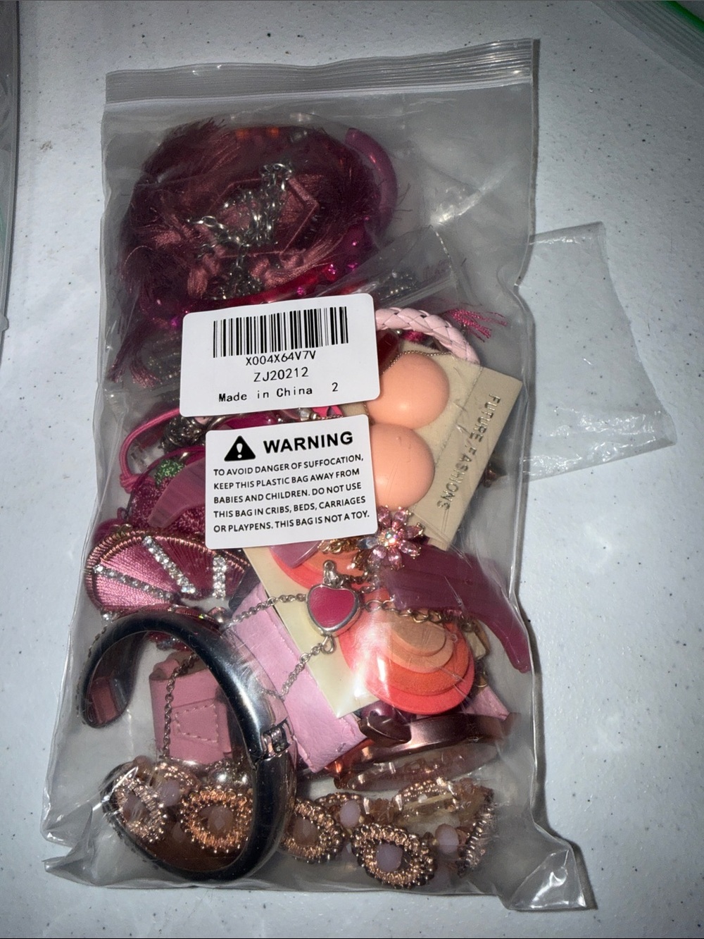 Assorted Pink Women’s Fashion Accessories Set
